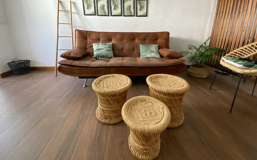 Bamboo flooring option for living rooms