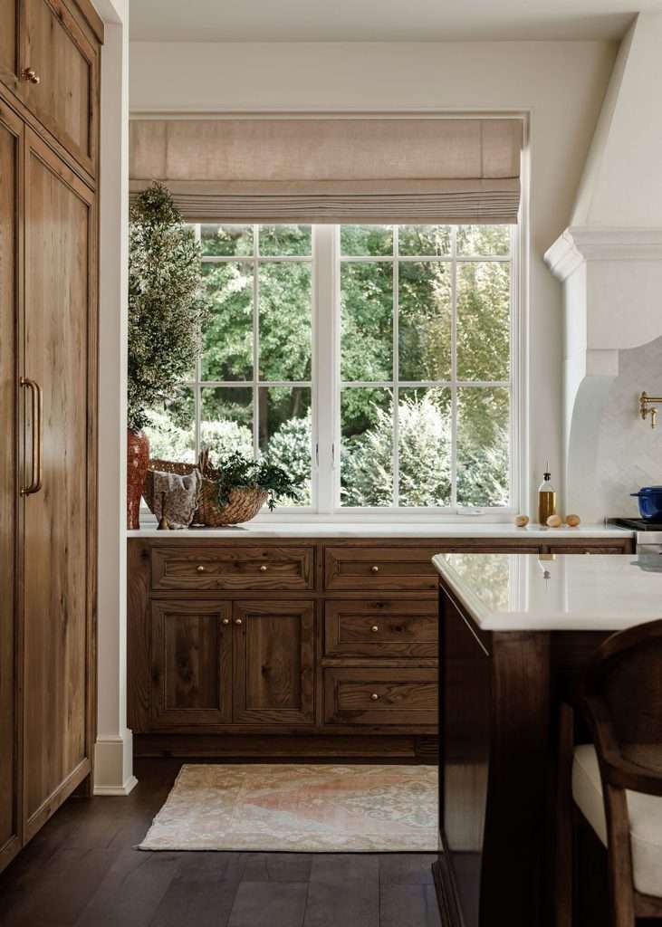 earthy tones kitchen curtain