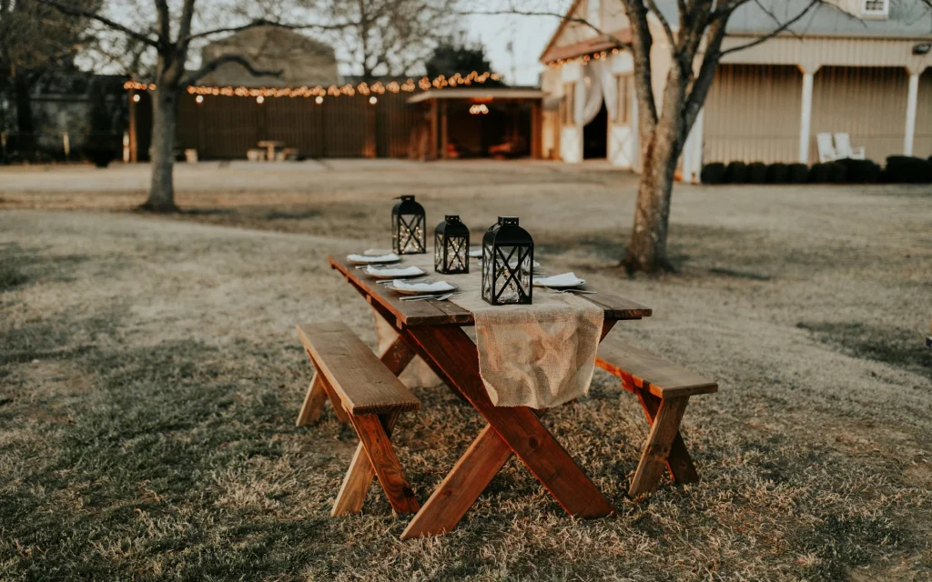 A rustic decoration outdoors