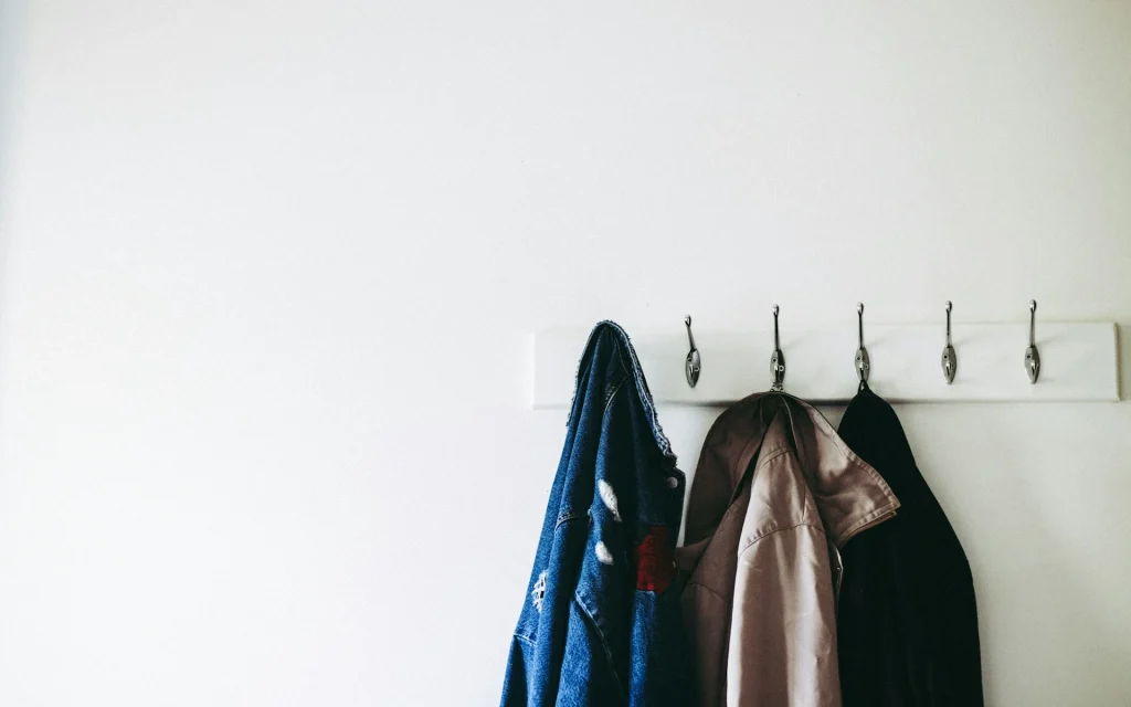 Clothes hook for bathrooms