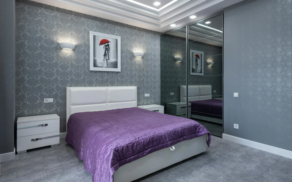 Installing wood floor in the bedroom