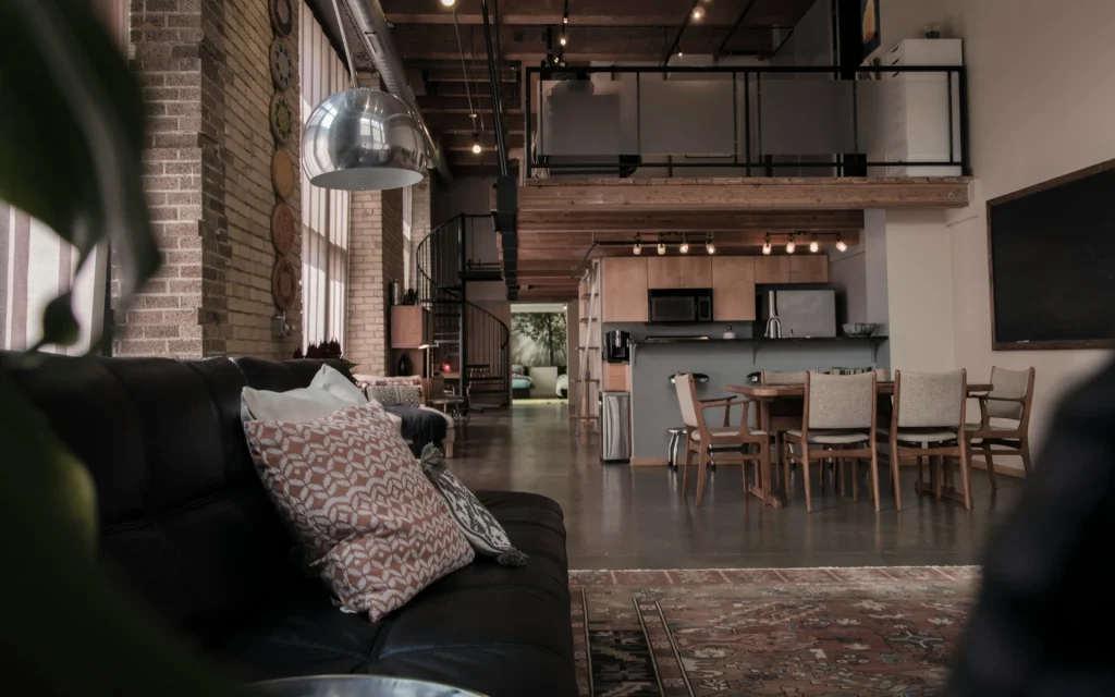 Modern loft space design
