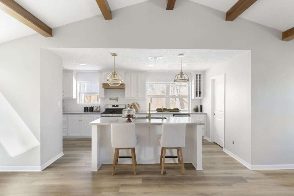 Kitchen designed by Design on a Dime Interiors in Montgomery County, Texas