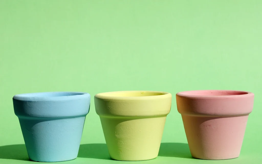 Isle of colorful pots