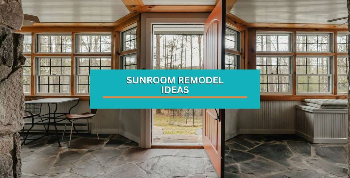 An empty sunroom remodel idea