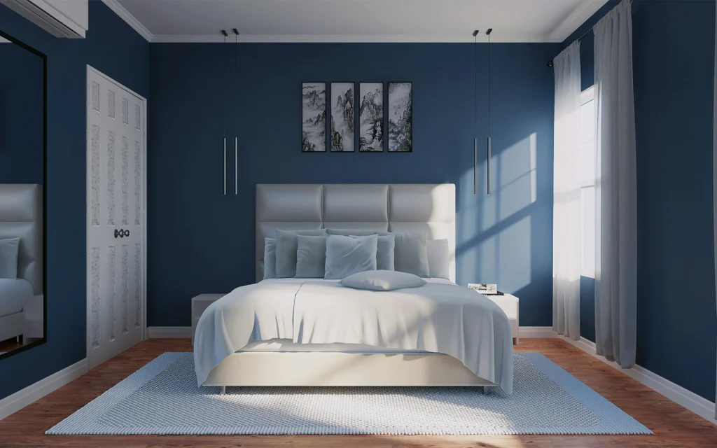 Warm blues for paint inspiration
