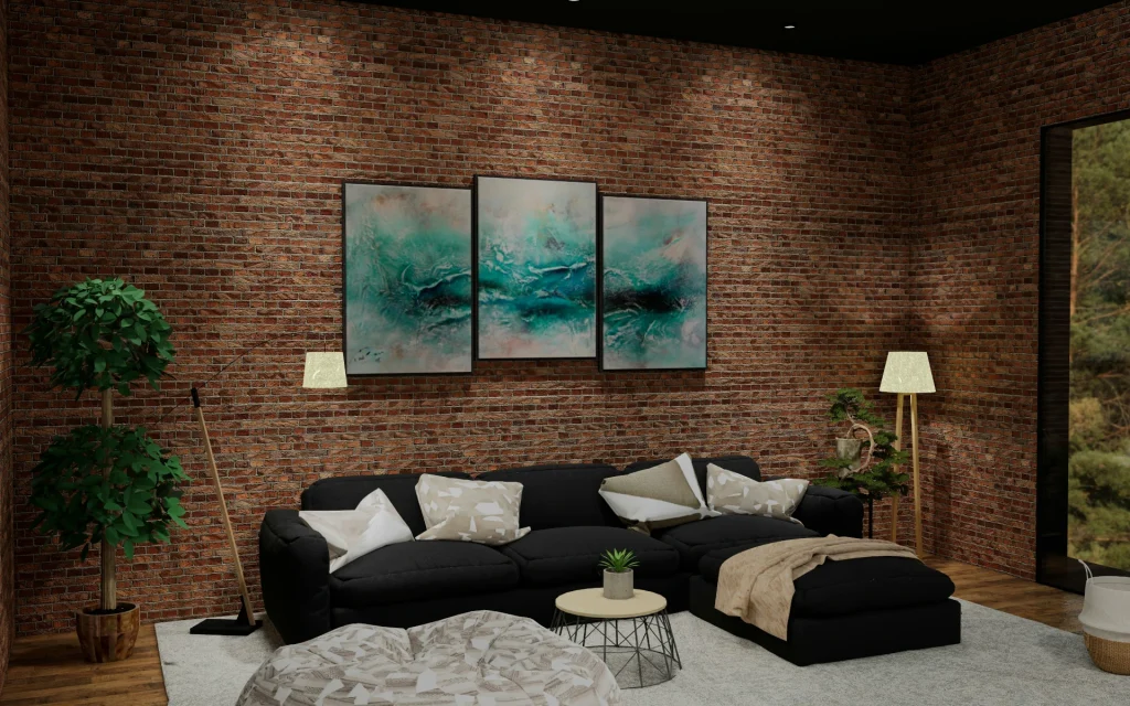 Industrial living room furniture