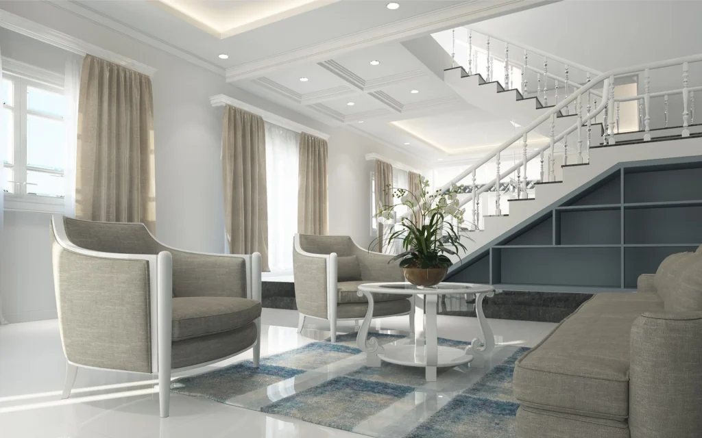 designer practice living room