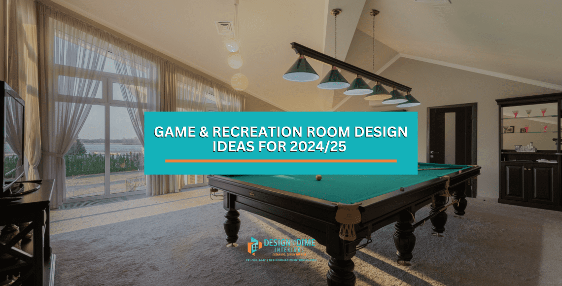 Game and recreation room design ideas