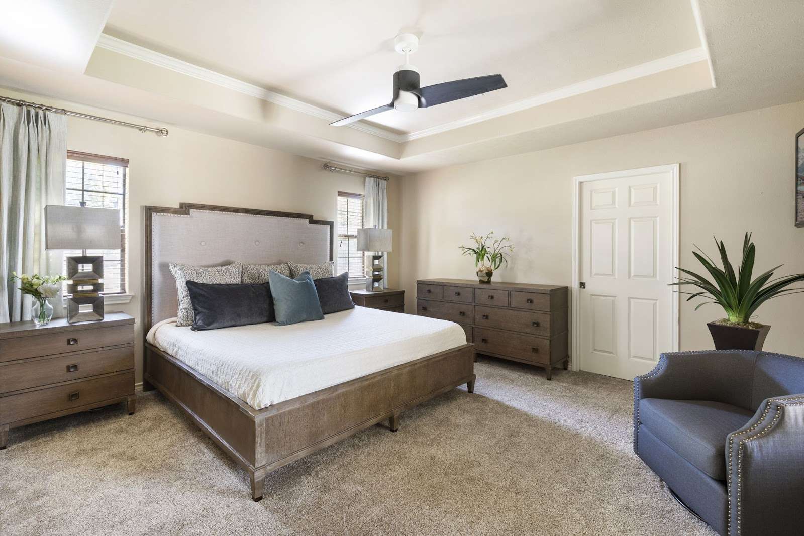 Bedroom seating and storage ideas