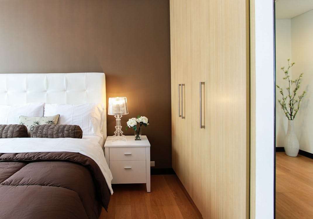 maximize vertical space in your bedroom