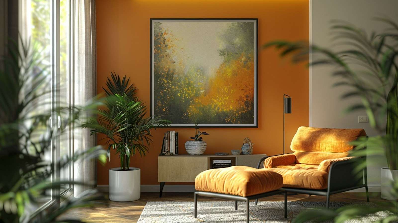 Warm colors for your interior design