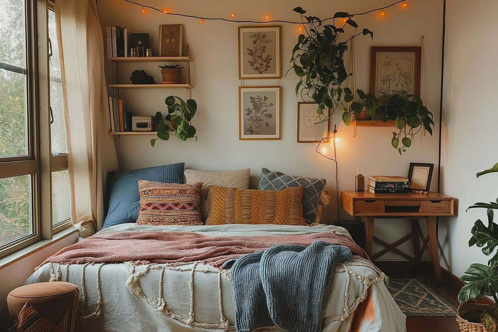 Boho textures and colors