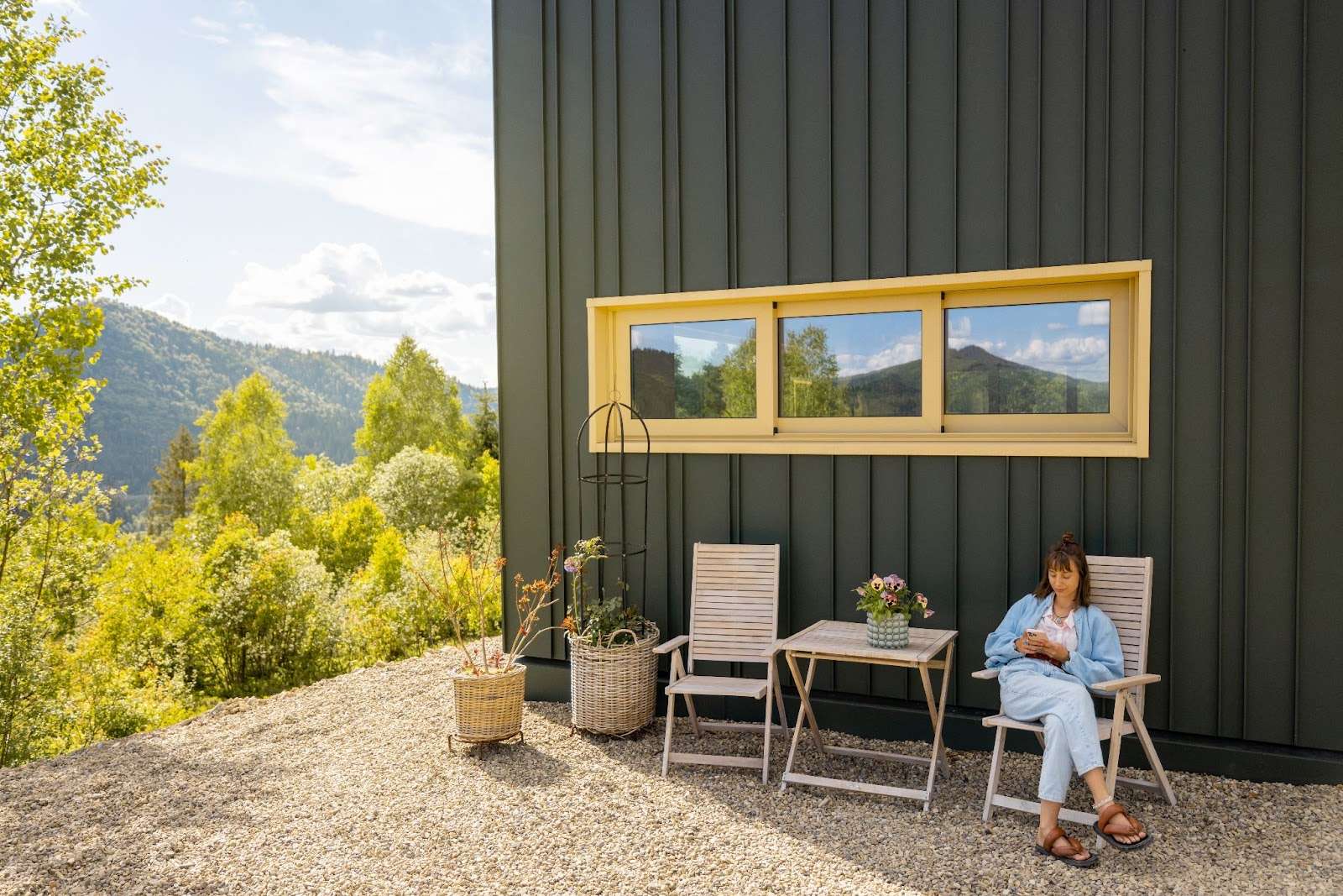 Modern farmhouse exterior design for homeowners in Texas.
