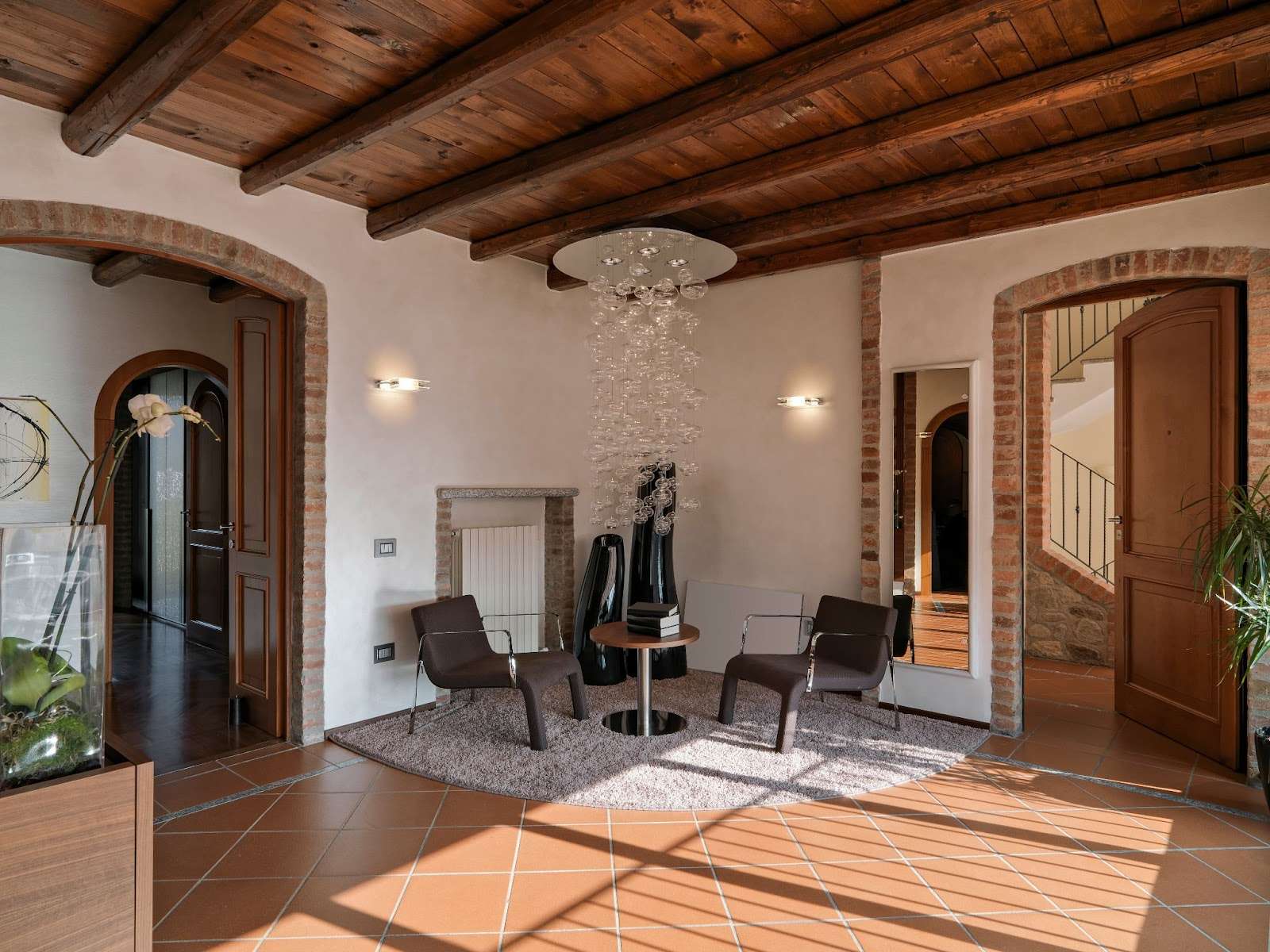Architectural elements inspired by Spanish culture