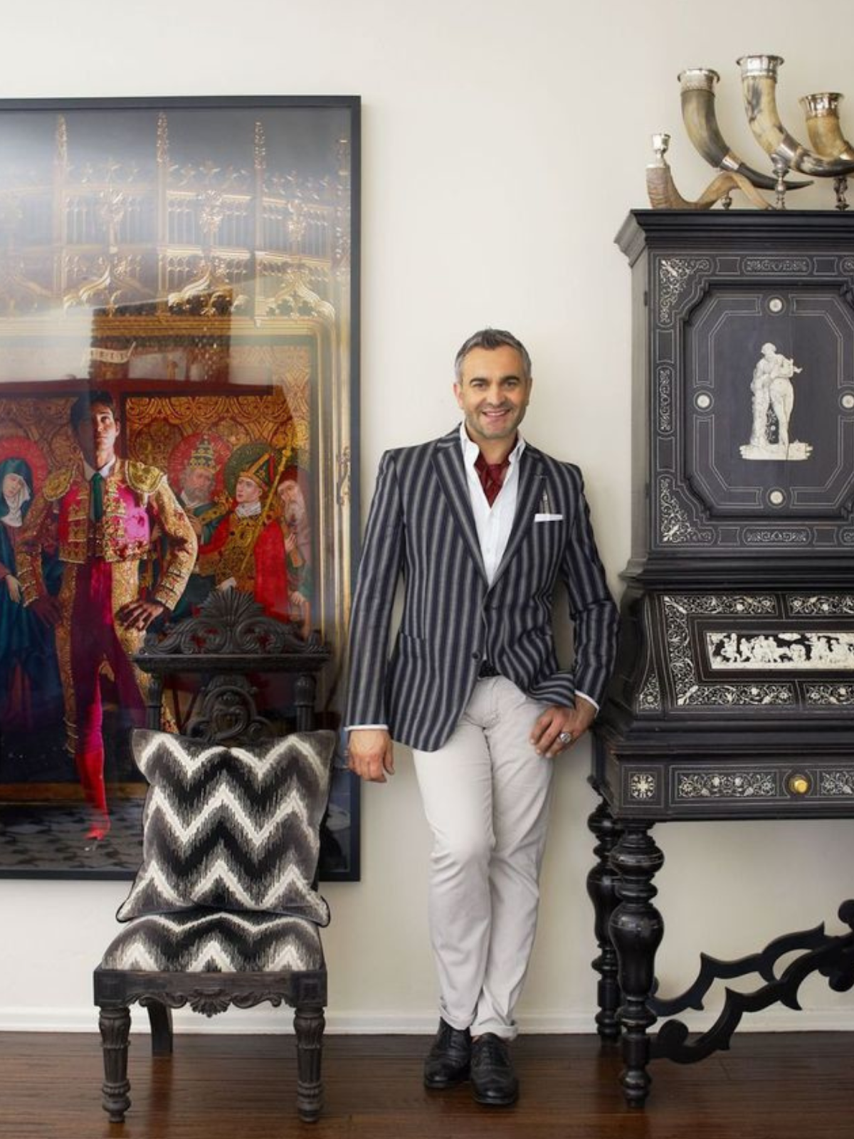 Martyn Lawrence, known for his high-end clientele.
