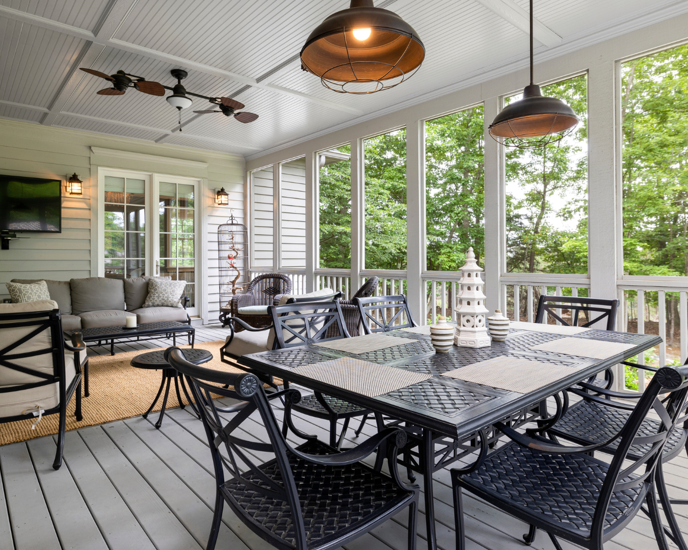 outdoor living space