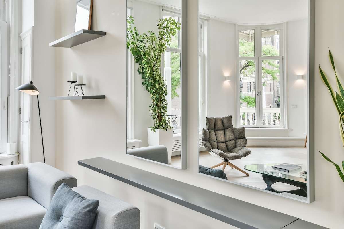 large mirrors in interior