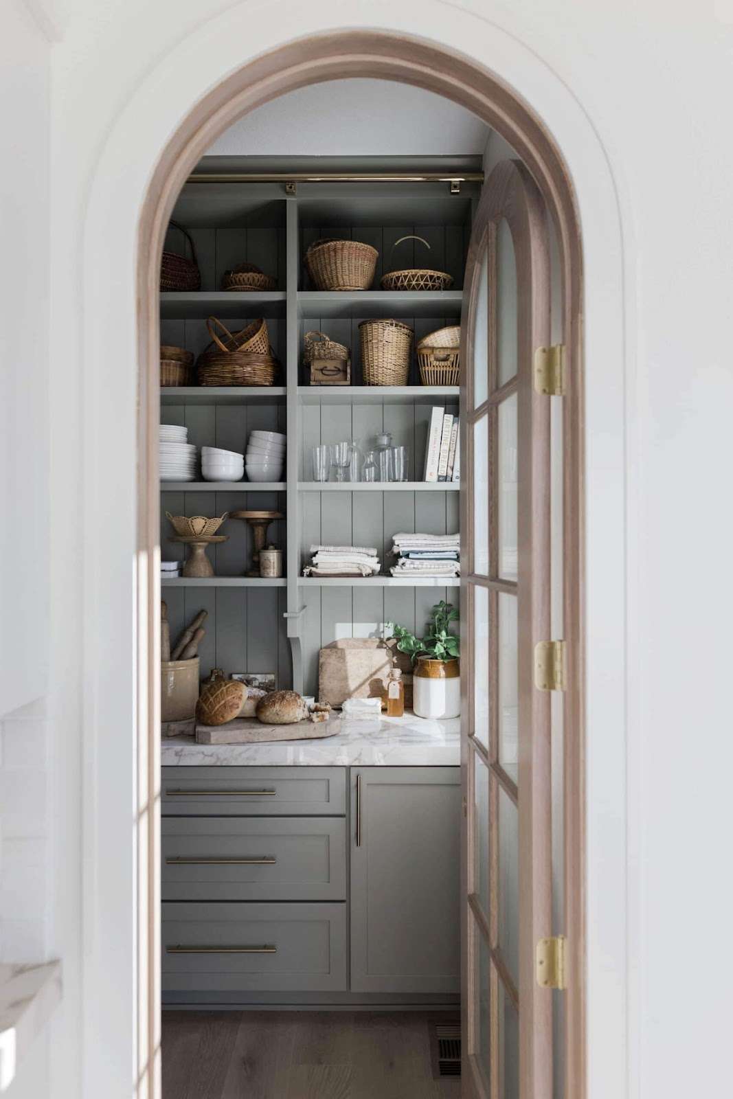 open shelving pentry ideas