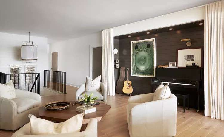 music room decor in Texas