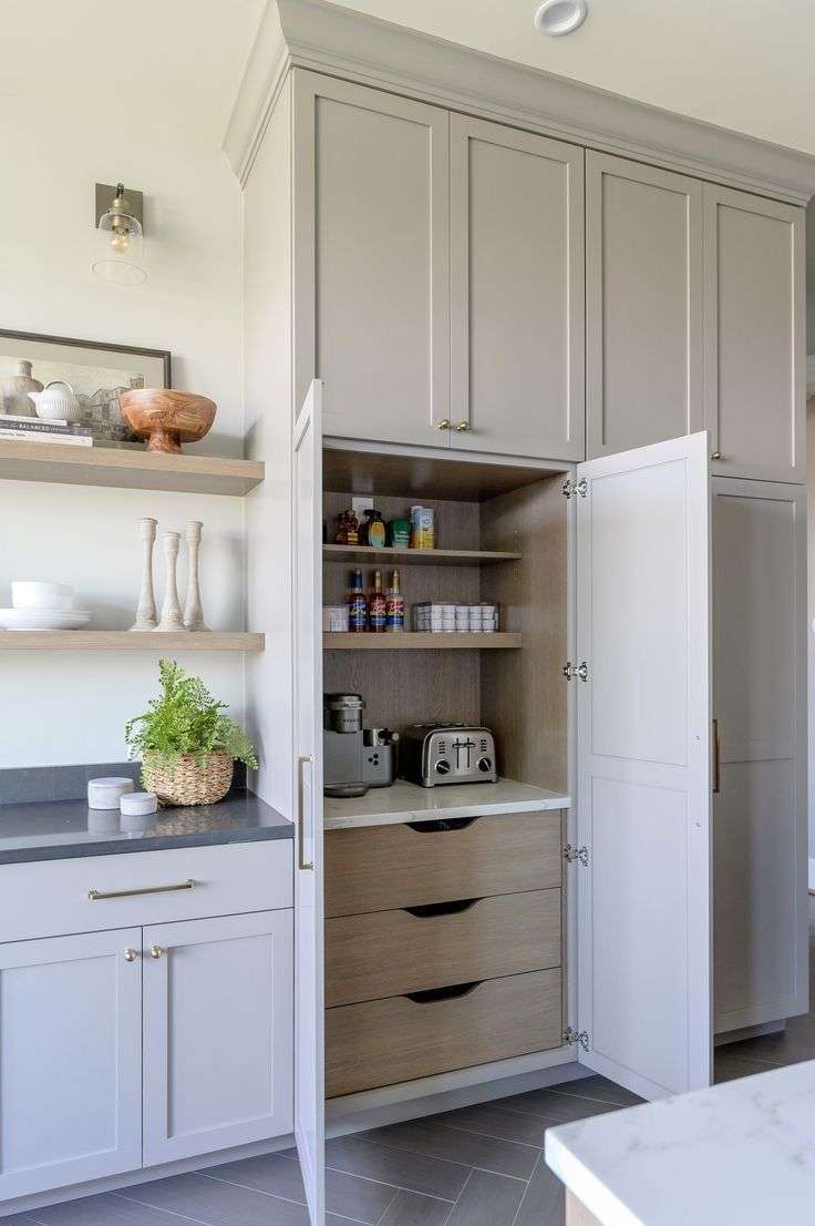 pull-out pantry drawers interior design tips