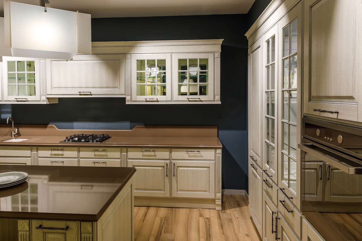 large kitchen color choice