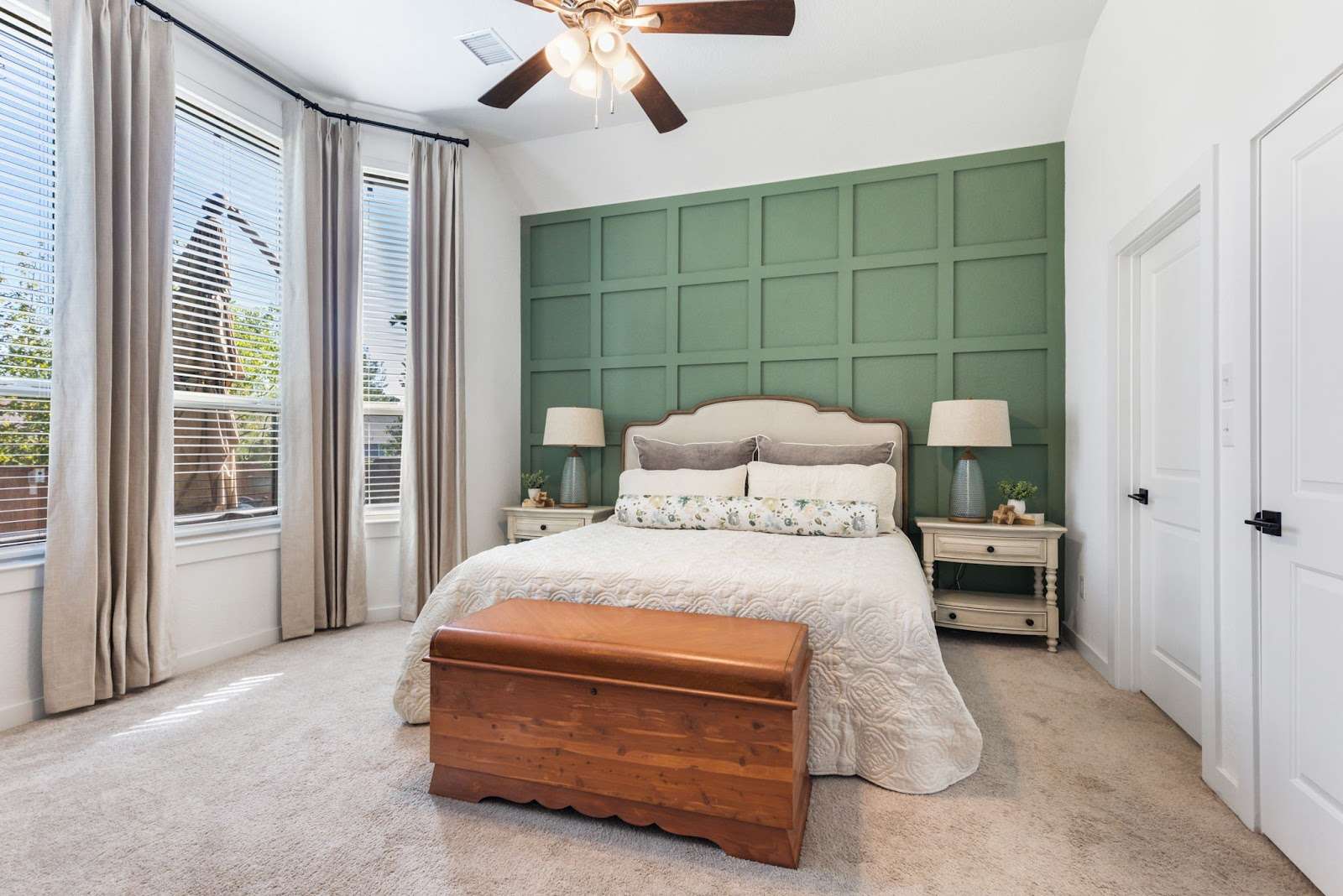 Bedding and Drapery for Comfort and Privacy