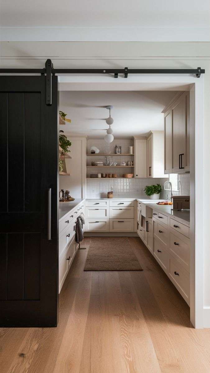 Sliding Barn Doors pantry ideas