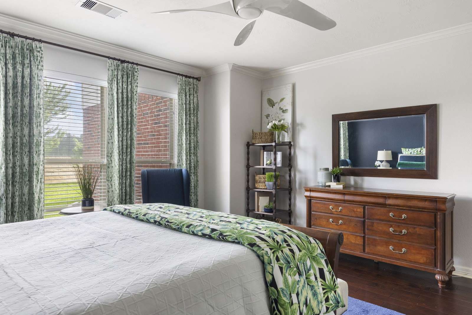 Southern Comfort Meets Tropical Flair guest room