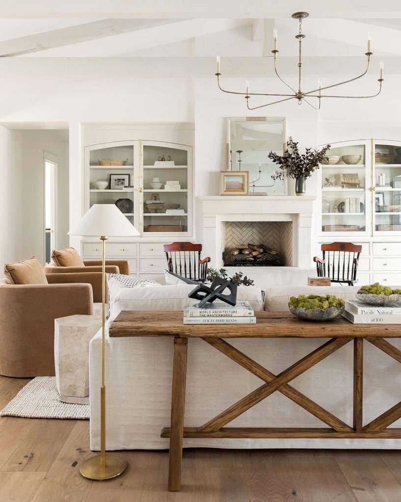 Oversized chandeliers living room