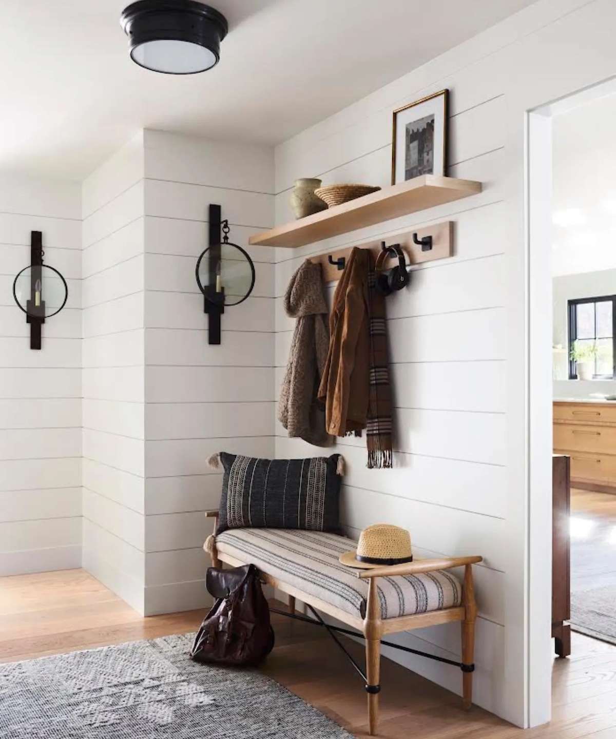 entryway shelves