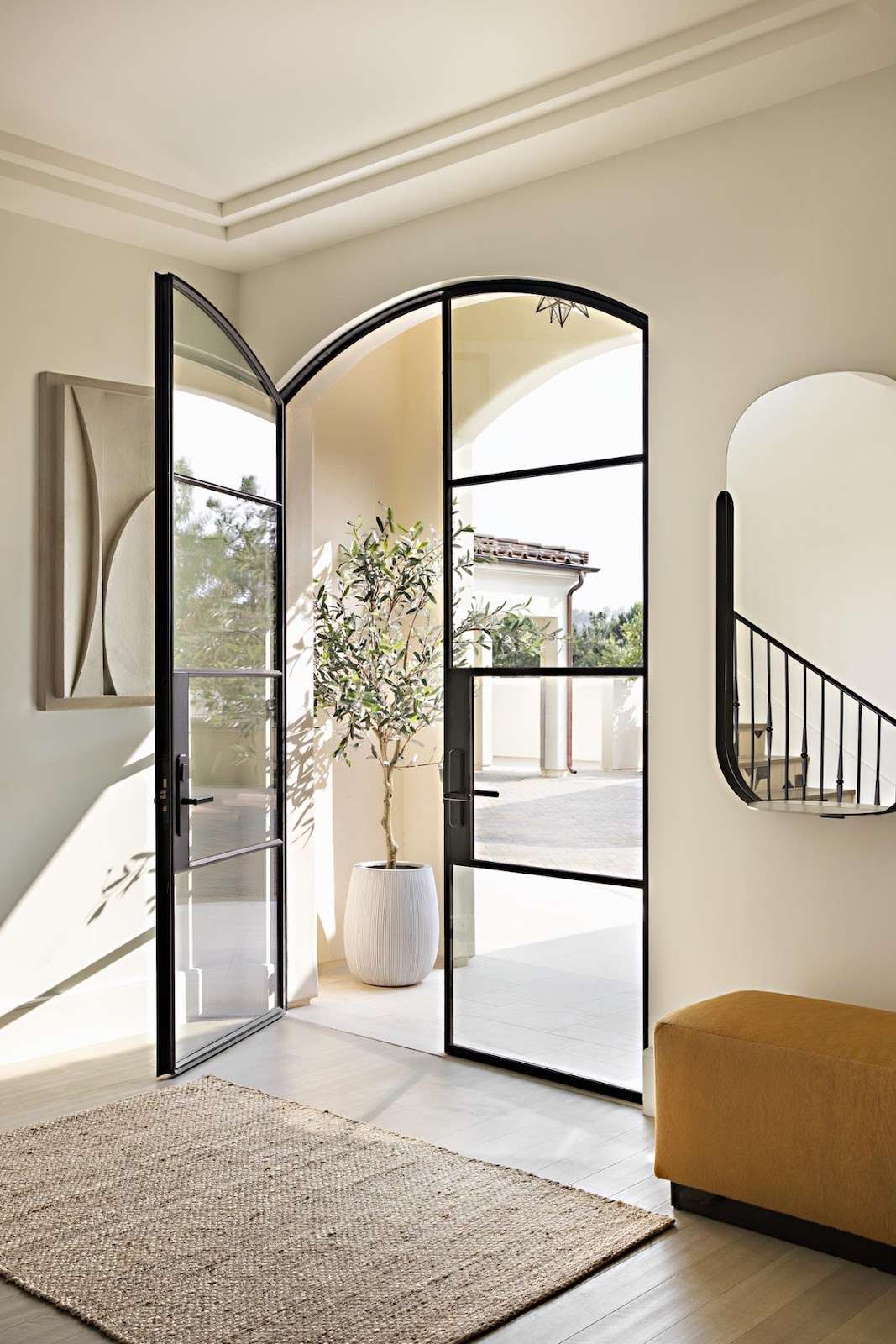 entryway crown molding