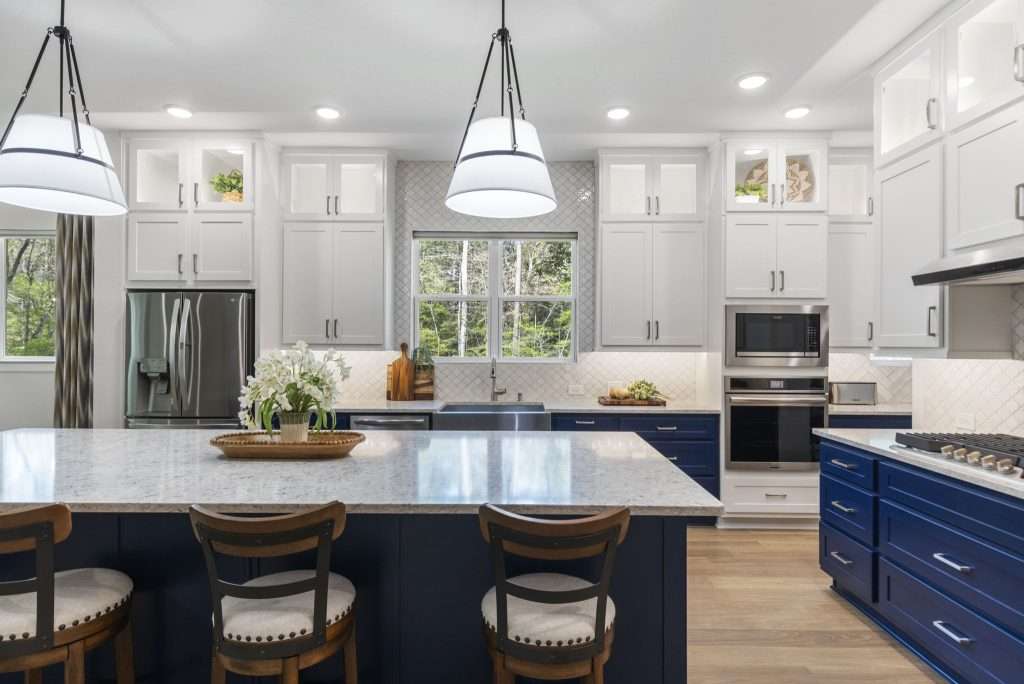 Kitchen designed by Design on a Dime Interiors in Montgomery County, Texas