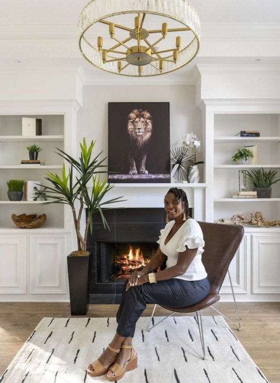 Mel onsite on the finished project Amara Court