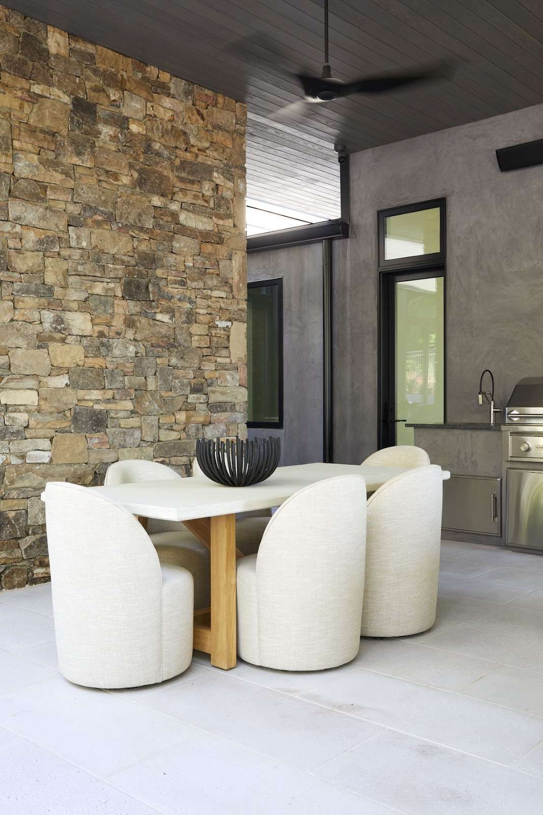 Outdoor-Ready Wood Accent Walls