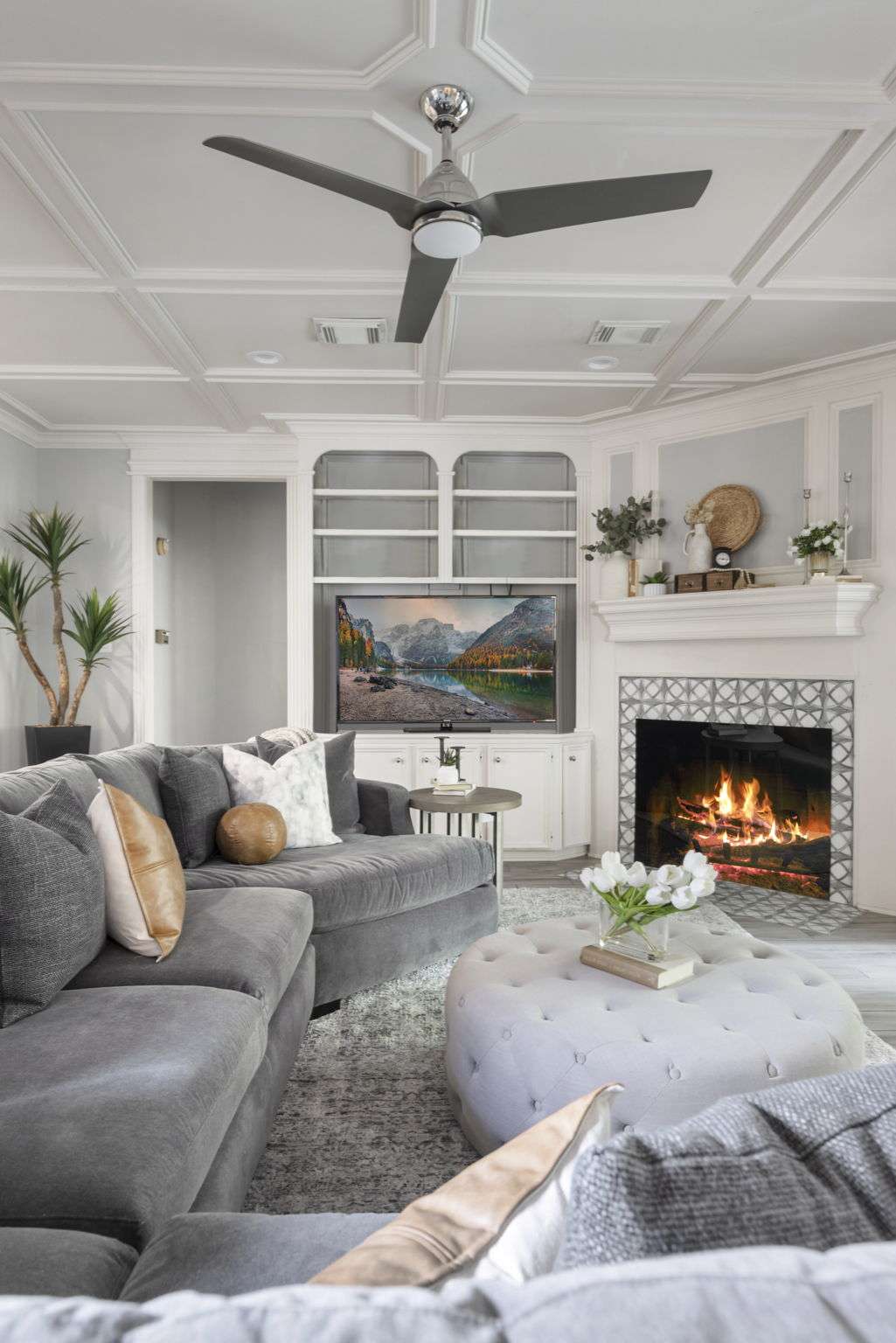 Geometric Wood Paneling