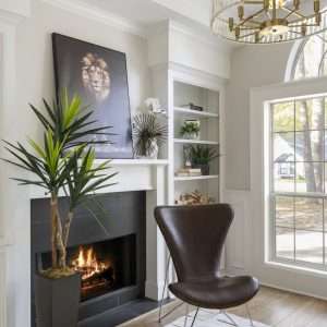 living room transformation in Woodlands, TX