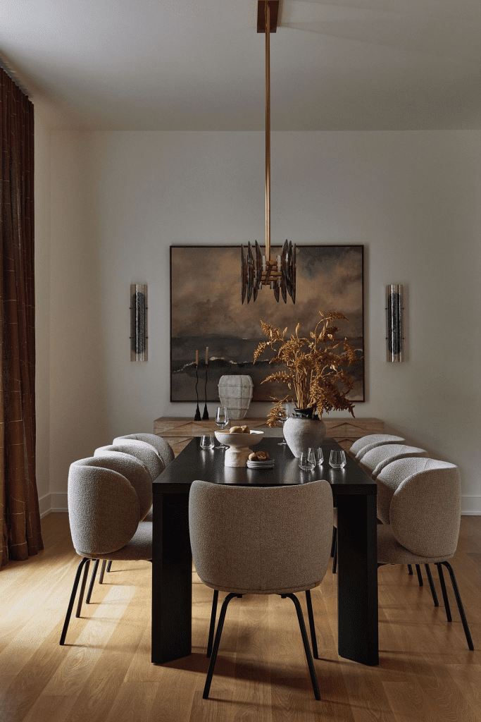 fall dining room