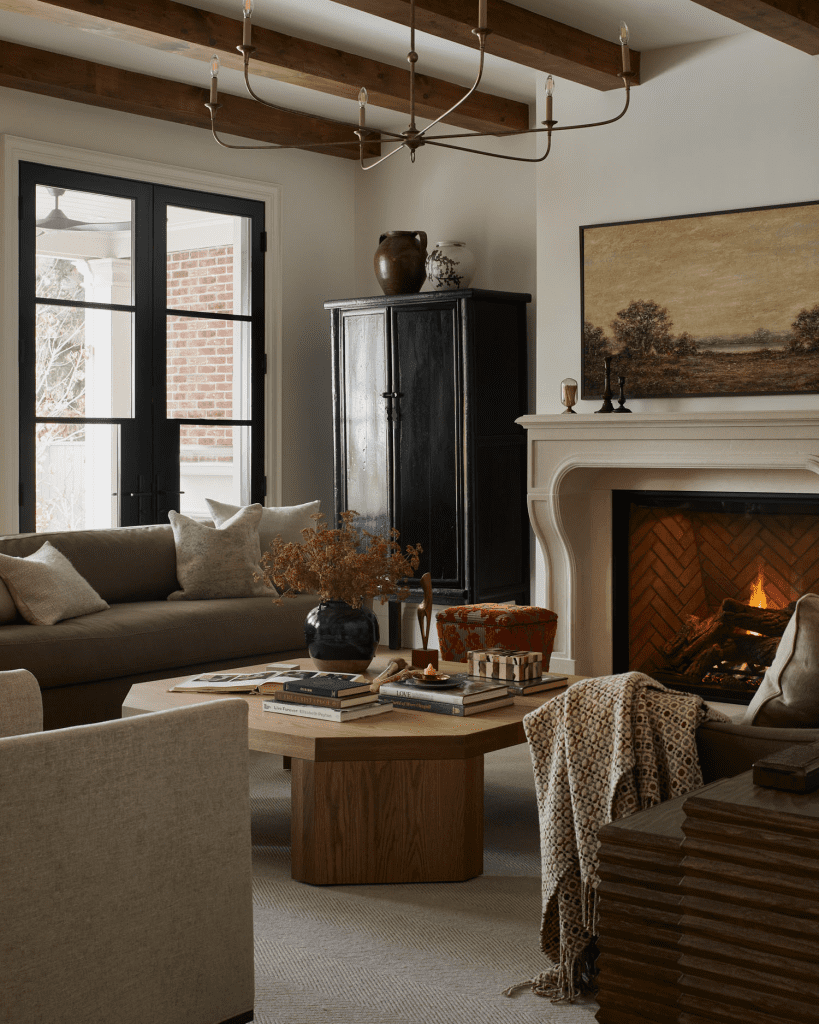 fall living room decor
