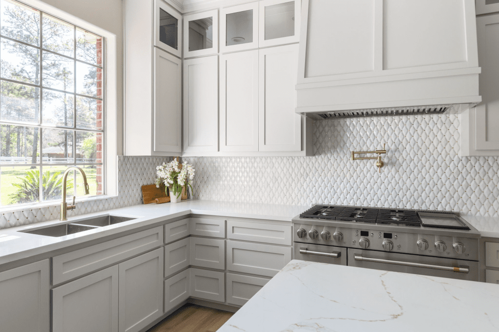 white kitchen interior