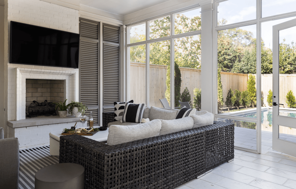modern porch