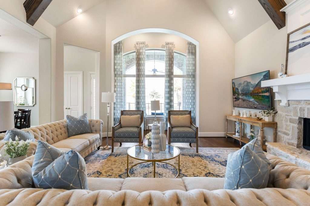 living room rug sizing