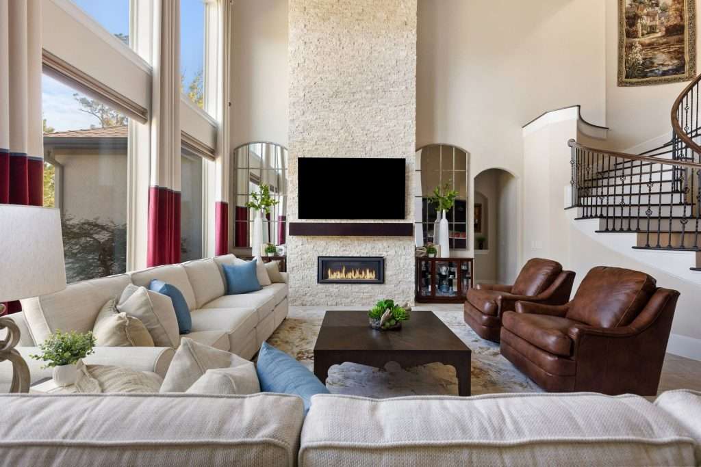 open space living room design