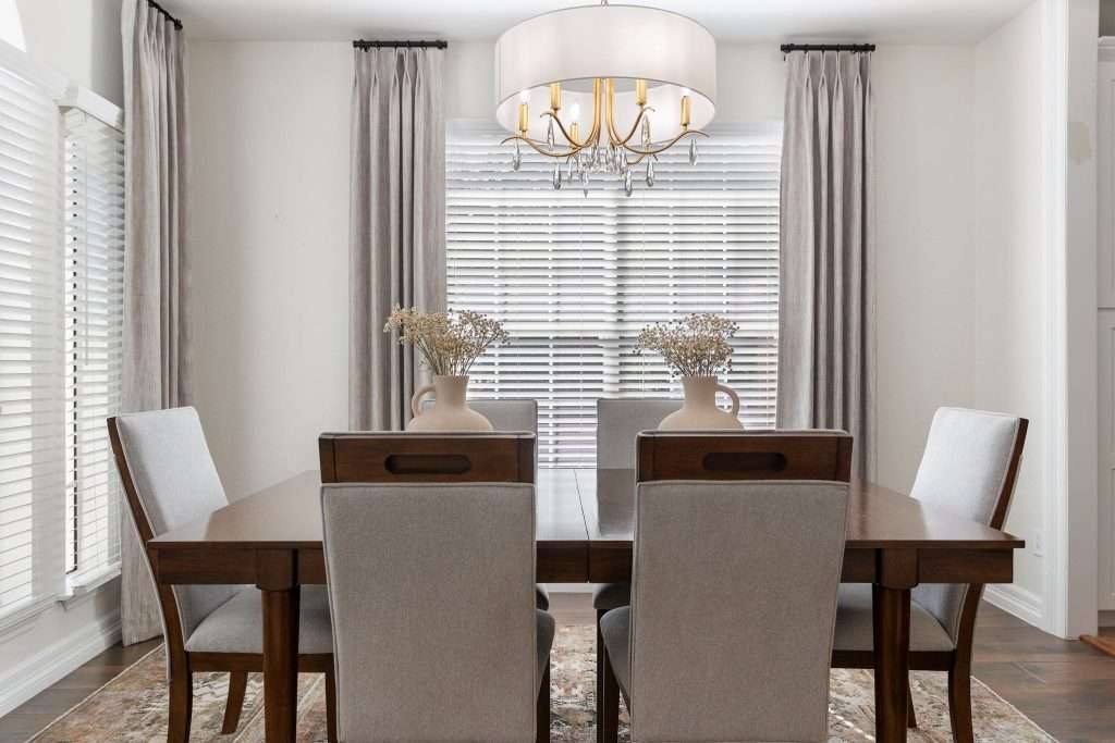 Layered Dining Room Lighting