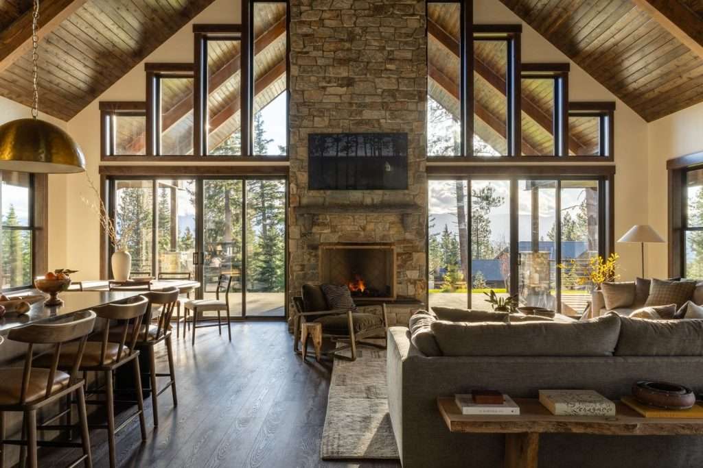 rustic living room design