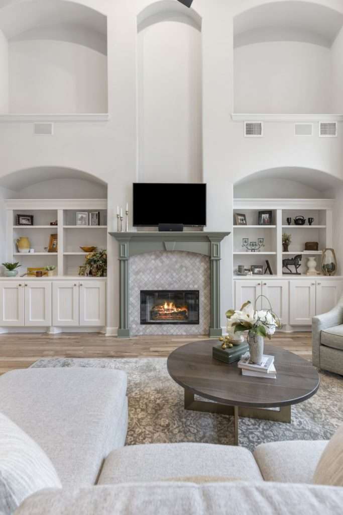 open space living room