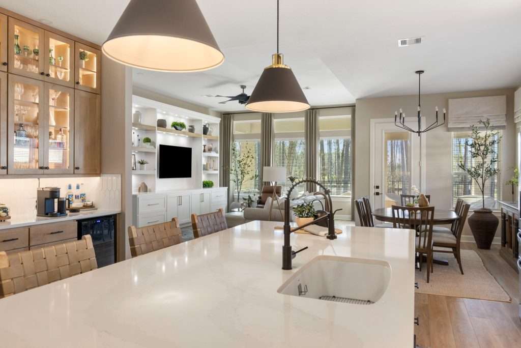 kitchen island open floor